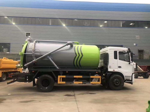 國六東風(fēng)專底吸污車價格圖片, 12方 清洗吸污吸糞車報價